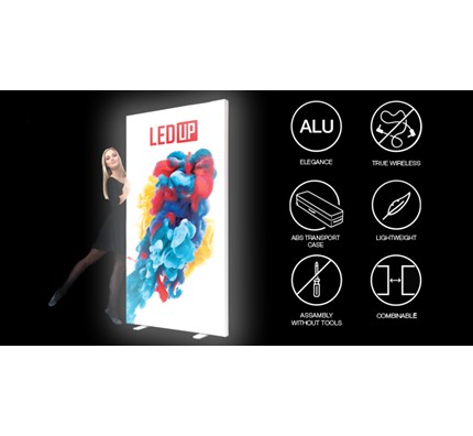 FD LEDUP POPUP WALL 100x200