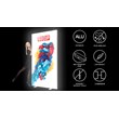 FD LEDUP POPUP WALL 100x200/245