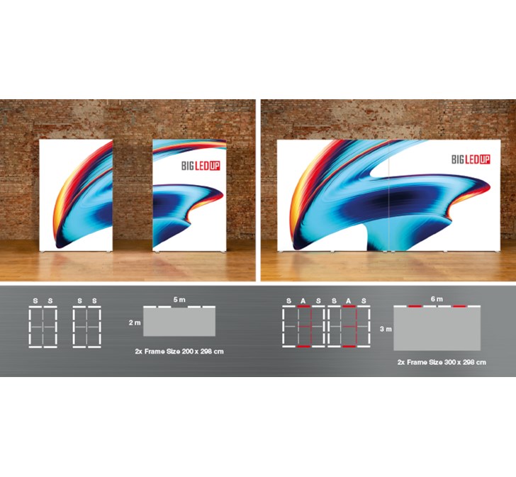 FD BIG LEDUP POPUP WALL 200