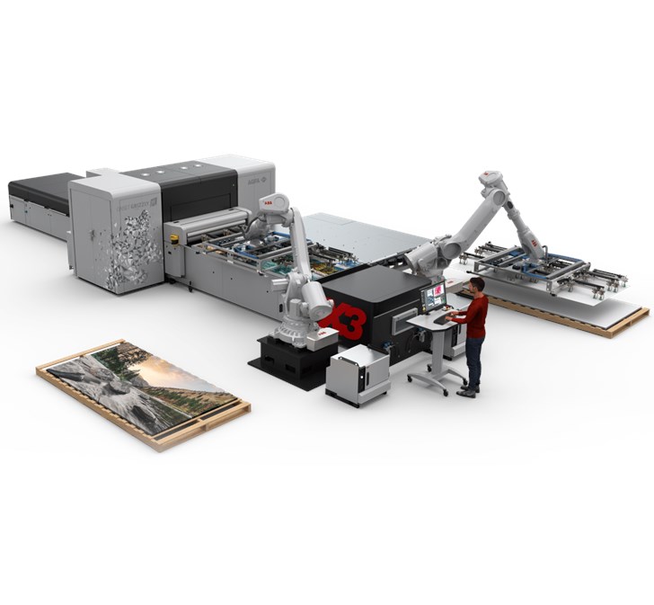 AGFA Onset Grizzly X3HS UV Printer