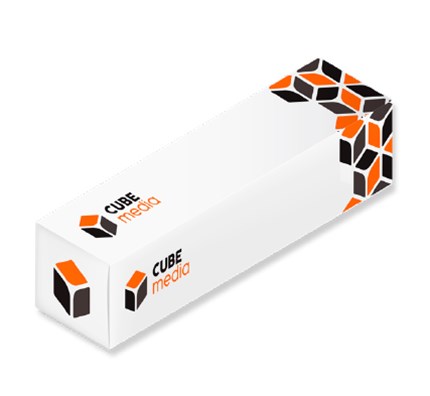 CUBEmedia GLOSSY WHITE BLOCKOUT