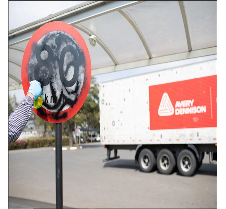 Avery Dennison<sup>®</sup> OL-1000 Anti-Graffiti Protective Overlay Film